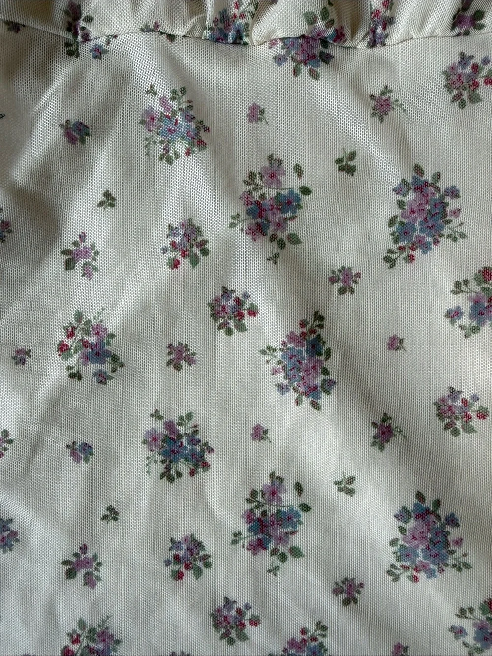 Girls Floral Puff Sleeve Dress